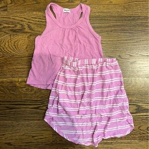 Splendid Tank Top and Skirt Set